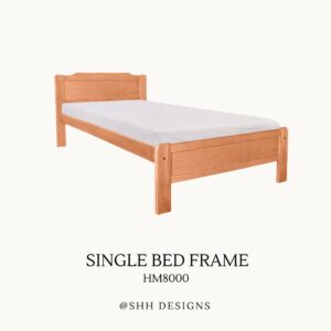 HM8000-Single-Bed-Frame-Mahogony-Wood