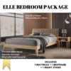 Elle Bedroom Package Premium - 1 mattress + 1 bed frame + 1 night stand